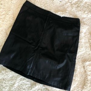 Leather skirt